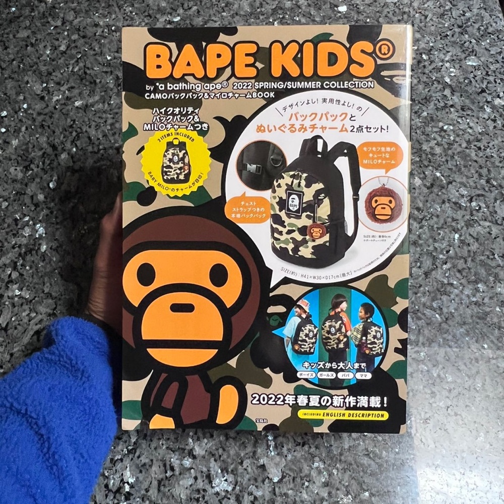 Bape milo backpack Summer 2022 Dope mini backpack
school, travel or fashion